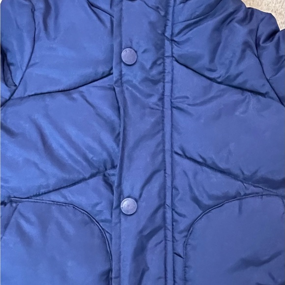 NEW Ben Sherman Puffer Jacket Sherpa hood, fleece lined Coat Blue Red 12 months - Picture 4 of 6